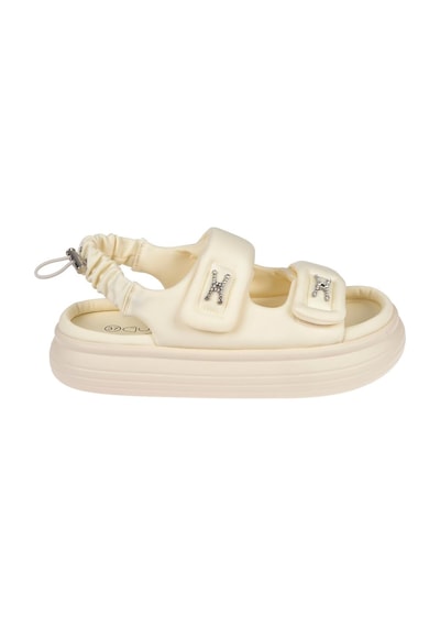 Guja Comfort Cırtlı Kadın Sandalet Gj-413-1 Bej Bej
