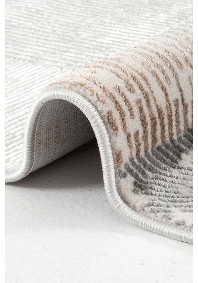Enti Florya 8109 Gri Halı - Multi Modern Patchwork Desenli Halı
