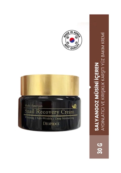 Salyangoz Müsini Içeren Aydınlatıcı Ve Kırışıklık Karşıtı Premium Yüz Bakım Kremi 30ml
