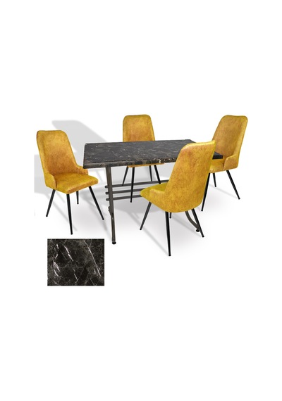 Japon - Çırağan Masa Takımı - 80x140 Werzalit, Wermodin Ve Allzalit Tabla - Teramo - Sarı Çok Renkli Japon - Çırağan Masa Takımı - 80x140 Werzalit, Wermodin Ve Allzalit Tabla - Teramo - Sarı Çok Renkli