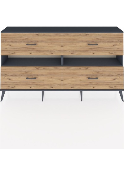 Arges Konsol 2 Raflı 4 Çekmeceli 176x30x99 Antrasit-antrasit/çam Antrasıt/atlas Çam - Antrasıt Arges Konsol 2 Raflı 4 Çekmeceli 176x30x99 Antrasit-antrasit/çam Antrasıt/atlas Çam - Antrasıt