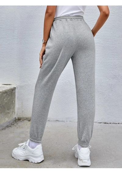 Kadın Gri Jogger Eşofman Altı Gri-70303