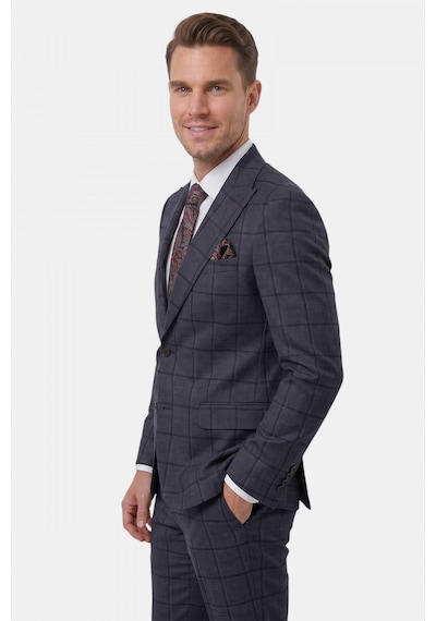 Rizzup Lacivert Kare Desenli Slim Fit Erkek Takım Elbise Çift Düğme Çift Yırtmaç 2 Li Takım 2601812 Rizzup Lacivert Kare Desenli Slim Fit Erkek Takım Elbise Çift Düğme Çift Yırtmaç 2 Li Takım 2601812