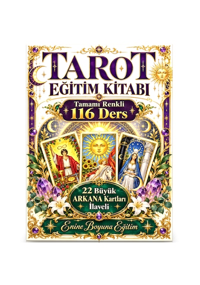 Tarot Eğitim Kitabı 22 Büyük Arkana Kart İlaveli