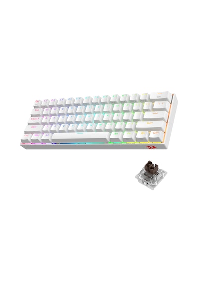 Redragon K530 Draconic Red Switch %60 Compact Kablosuz RGB Mekanik Oyuncu Klavye
