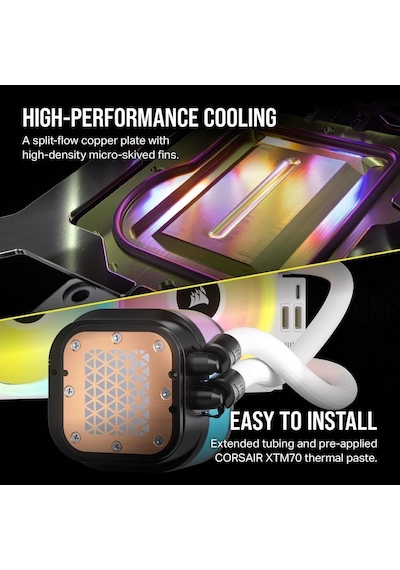 Corsair İcue Lınk H100i Rgb Aıo Cw-9061005-ww 240 Mm İşlemci Sıvı Soğutucu