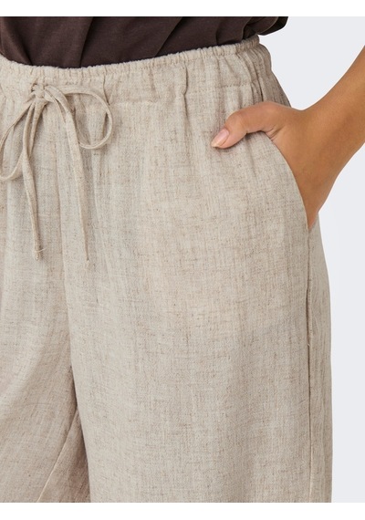 Only Onlsıesta Mw Pull-up Lın Bl Shorts Noos Kadın Gri Şort - 15333032