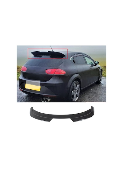 Autogp Seat Leon Bagaj Üstü Spoiler Pianoblack Boyalı 2005 / 2012 Agp-bgz-sp-145477