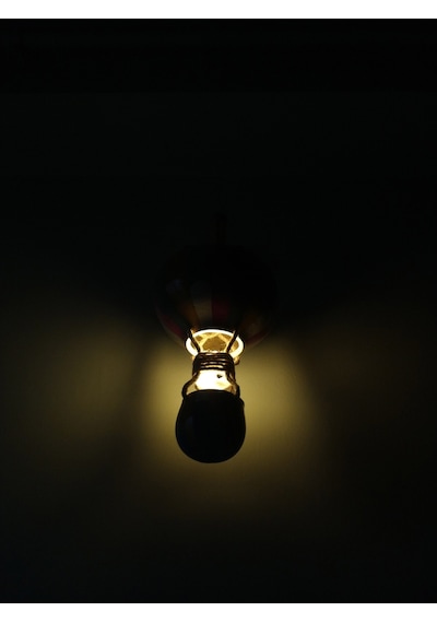Dekoratif Led Işıklı Su Kabağı Duvar Aplik Lamba (445682573)