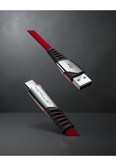 Dc18 Type-c Kablo 1m 5a - Kırmızı - 100