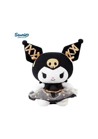 Kuromi Hello Kitty Özel Seri Sanrio 25 Cm Peluş Oyuncak Sanrio Kuromi Plush Hediyelik Oyuncak Beyaz - Sİyah
