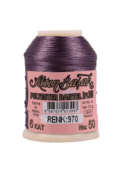 Hubrendy Tedarik Altınbaşak Oya Ve Dantel İpi 20 Gr - Royaleks - No: 970