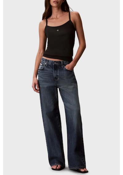 Calvin Klein Pamuklu Regular Fit Logolu Kare Yaka İp Askılı Top Lv047g208gub1 Bayan Top Lv047g208g Ub1 Siyah Calvin Klein Pamuklu Regular Fit Logolu Kare Yaka İp Askılı Top Lv047g208gub1 Bayan Top Lv047g208g Ub1 Siyah