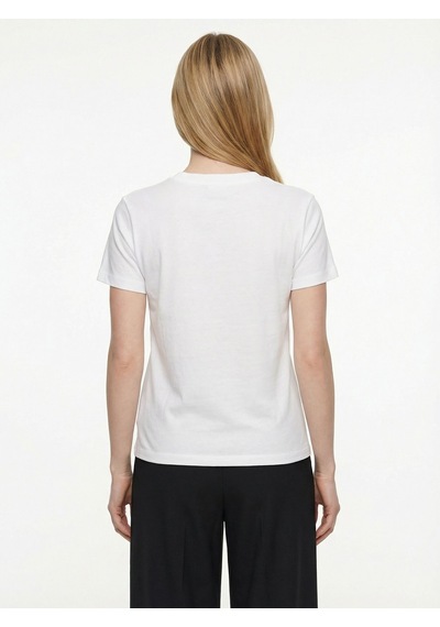 LOFT Boxy Fit Kadın Tshirt K.kol Lf2042222 Q1.v1 Beyaz