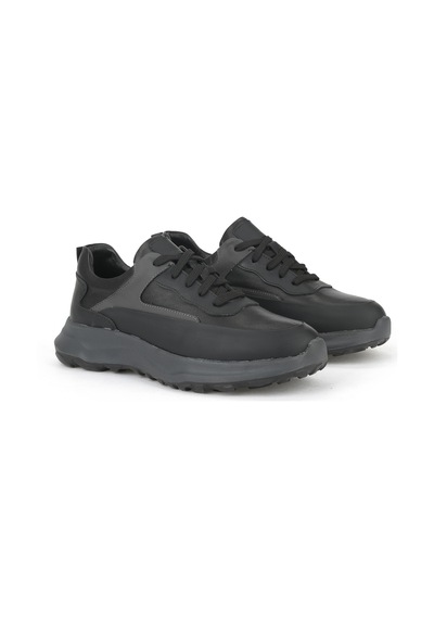 Ziya, Erkek Hakiki Deri Sneaker 153983z907 Siyah 153983z907 000 Siyah