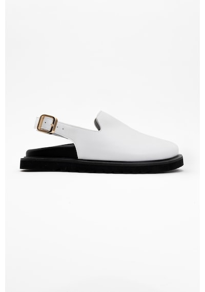 Luvishoes Luvi Shoes Laby Beyaz Cilt Hakiki Deri Kadın Sandalet Beyaz