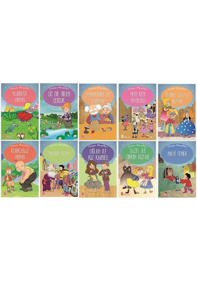 1. Sınıf Okumayı Sevdiren Renkli Resimli Hikayeler 9 - 10 Kitap