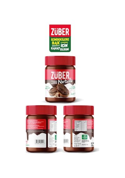 Nutzilla Fındık Kreması Kakaolu 315 G X 3 Adet