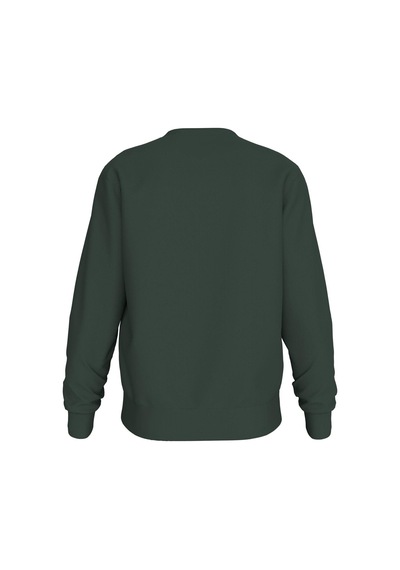 Calvin Klein Ls Eu Badge 350terry Cn Erkek Yeşil Sweatshirt-9574 Sycamore