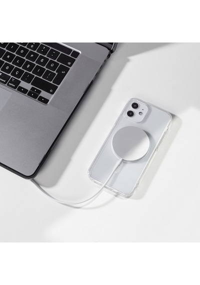 Apple Uyumlu iPhone 11 Kilif Magsafe Destekli Seffaf Silikon Kapak 558843870
