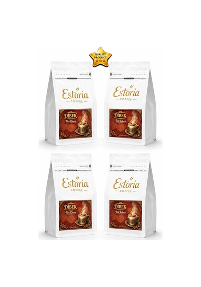 Estoria Coffee Geleneksel Öğütülmüş Dibek Kahvesi 4 x 250 G