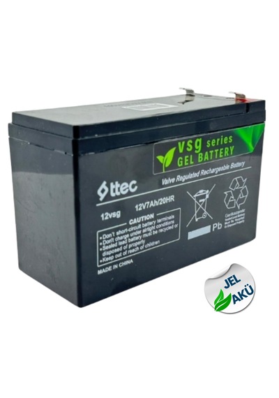 12v 7ah Jel Tipi Akü 2025 Üretim