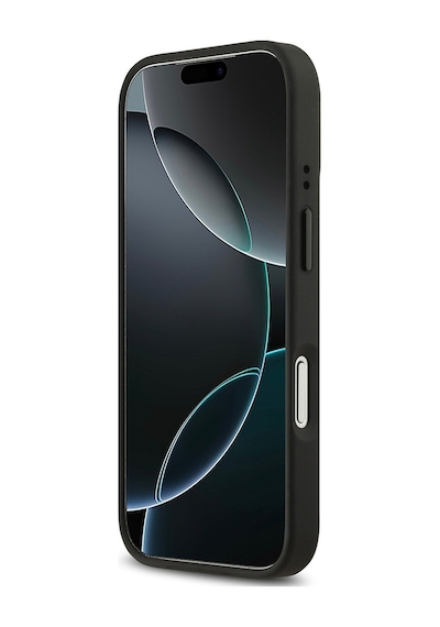 Apple Uyumlu iPhone 17 Pro Kılıf Redbull Lisanslı M-safeli Kırmızı Halka Ve Logo Kabartmalı Pu Deri Kapak Siyah Siyah