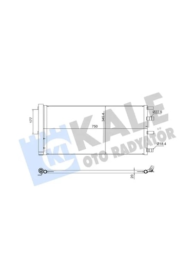 Klıma Radyatoru Ford Transıt V362-v363 2.0 Ecoblue 16