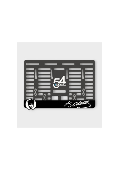 K.atatürk Armalı İmzalı 3d Kabartmalı Pleksi Motor Plakalığı - 778095598