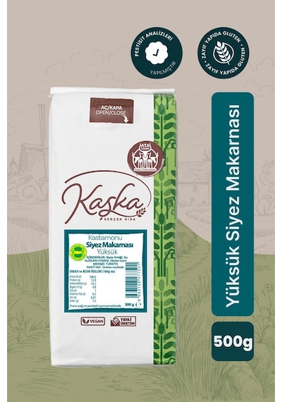 Kaşka Siyez Makarna Yüksük 500 G