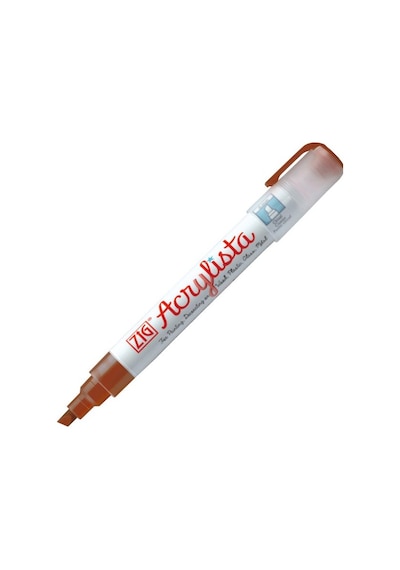 Zig Acrylista Marker Akrilik Boyama Kalemi 6 Mm Kesik Uç Rust
