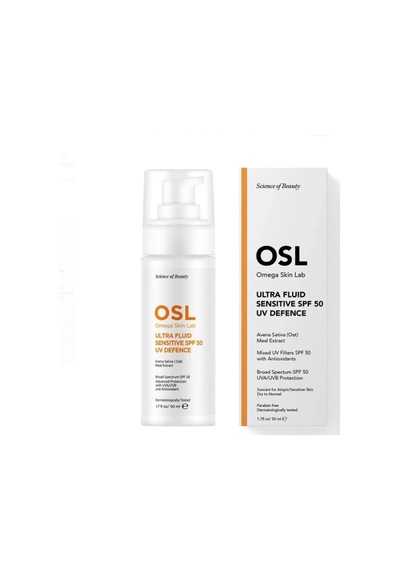 Osl Omega Skin Lab Ultra Fluid + Sensitive Hassas Ciltler İçin Spf 50 Uv Defence 50 Ml