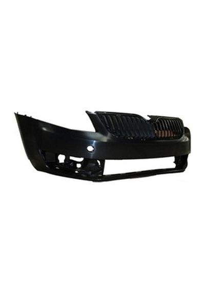 Skoda Octavıa 13/17 Ön Tampon Grı Sıs/panjur Delıklı/far Yıkama Delıksız