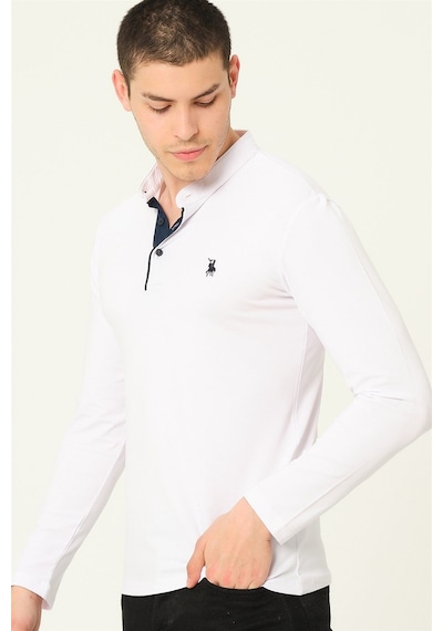 V4009 Dewberry Erkek Sweatshırt-beyaz Beyaz
