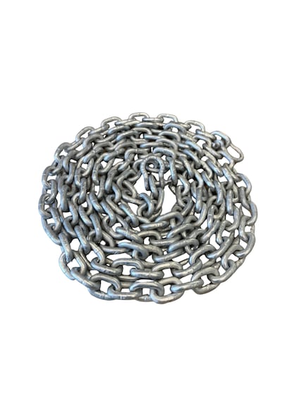 Tekne Irgat Zinciri. 6mm Kalibre Galvaniz Zincir. 10 Metre