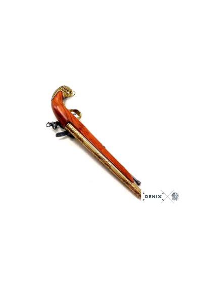 Denix Dekoratif Çakmaklı Tabanca 43 Cm, Almanya 18. Yüzyıl