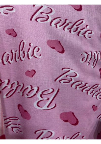 Rukod Kadın Kapşonlu Pembe Renk Barbi Desenli Likralı Kol Ve Bilek Manşet Detaylı Pijama Takımı Barbi Desenli Rukod Kadın Kapşonlu Pembe Renk Barbi Desenli Likralı Kol Ve Bilek Manşet Detaylı Pijama Takımı Barbi Desenli