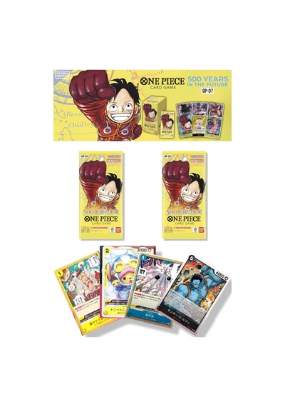 2 Paket One Piece Card Game Op07 500 Years Future Bandai Booster Japonca 12 Kart