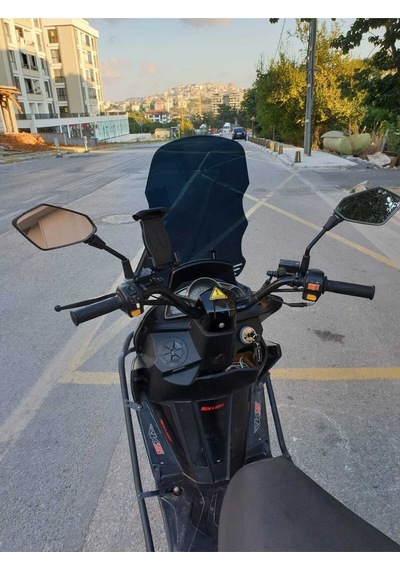 Motocam Rks Newlight 125 Ön Cam 2021-2022 Model 55cm Siyah Renkli 4mm Pro Modele Uymaz