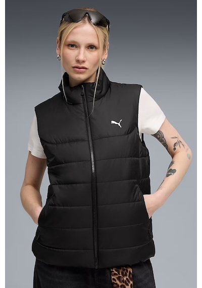 Puma Essentials Padded Kadın Siyah Dik Yaka Spor Yelek 685229 01 Siyah