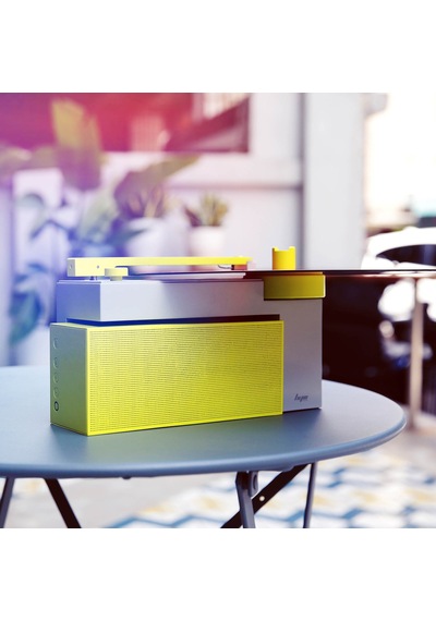 Hym s Duo Ayrılabilir Bluetooth Hoparlörlü Şarjlı Ve Taşınabilir Akıllı Pikap Plakçalar, Sar