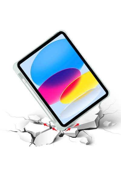 Apple Uyumlu iPad 11.nesil 2025 A16 Kılıf Tri Folding Silikon Kalem Bölmeli Katlanabilir Standlı Pu Deri Yumuşak Kapak Kapaklı Kılıf