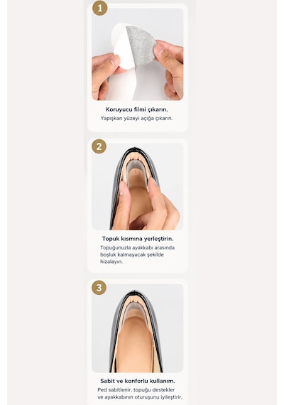 Omilife Topuk Vurma Önleyici Koruyucu Ped Seti 14 CM