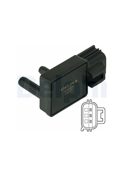 Volvo S80 Egzoz Basinc Sensoru D5 2006-2015 Delphı Dps00011
