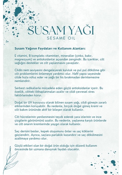 Beauty Voice Susam Yağı Losyon Pompalı Şişe 100 ML