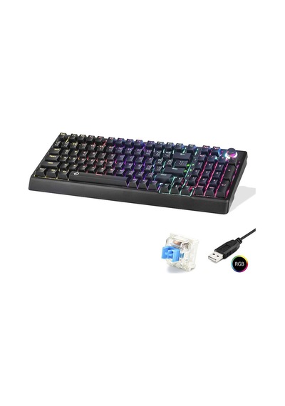 Mekanik Klavye 104 Tuş Blue Switch Rgb - Siyah G500xb Evimdeyokyok