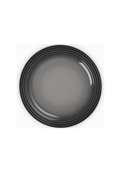 Le Creuset Klasik Dayanıklı Tasarım Seramik Yemek Tabağı 27 Cm Koyu Gri