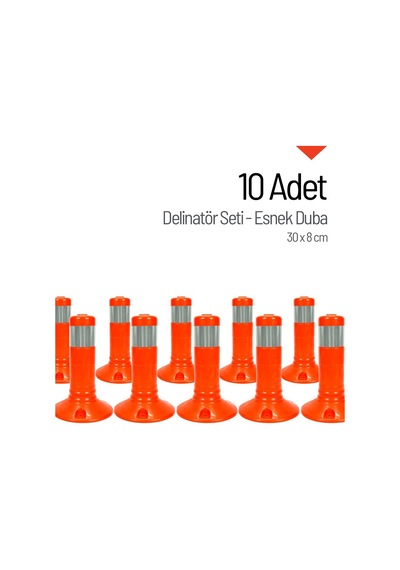 10 Lu Delinatör Set 30 X 8 Cm, Esnek Duba-34