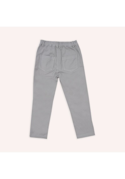Panço Erkek Çocuk Düğmeli Pantolon Gri