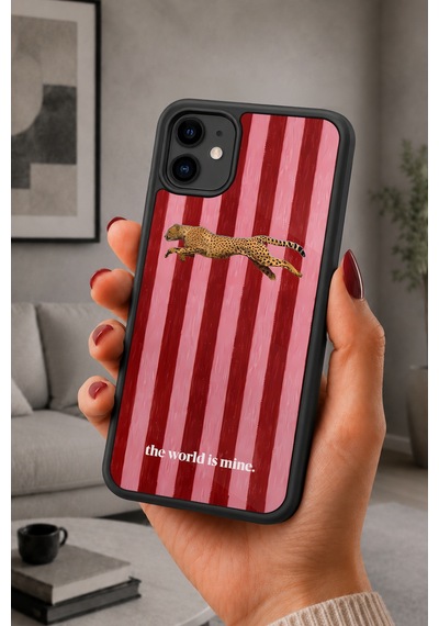 İphone 11 Uyumlu Çita Desenli Kamera Korumalı Darbelere Dayanıklı Kılıf 1189-çita-iphone11